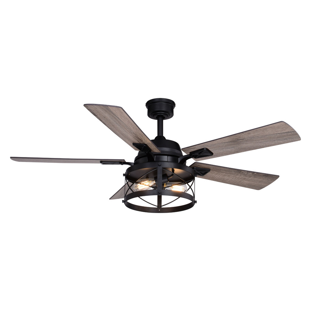 Elburn 52-in. Ceiling Fan Black