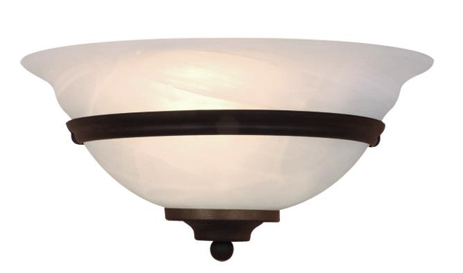 Da Vinci 12-in Wall Light Oil Burnished Bronze