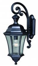 Vaxcel International T0320 - Aberdeen Motion Sensor Dusk to Dawn Outdoor Wall Light Shiny Black