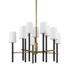 Troy F2832-PBR/TBK - BELVEDERE Chandelier