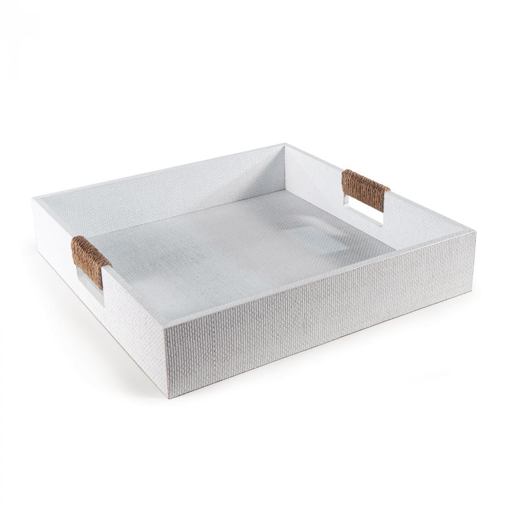 Regina Andrew Logia Square Tray Large (White)