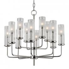 Hudson Valley 3925-PN - 12 LIGHT CHANDELIER