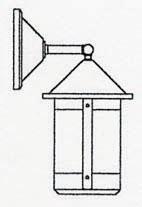 8&#34; berkeley wall mount - wet rated