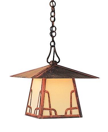 12&#34; carmel pendant with bungalow overlay