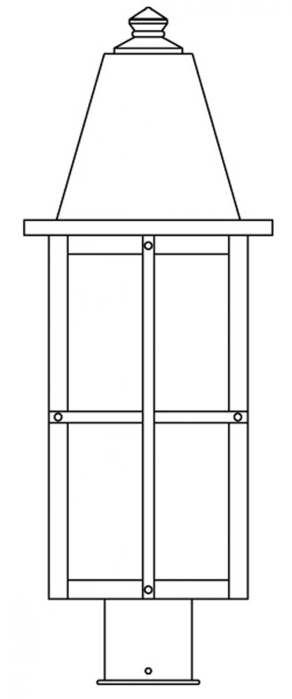 8&#34; hartford long body post mount