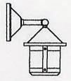 Arroyo Craftsman BB-6SWGW-AB - 6" berkeley short body wall mount - wet rated