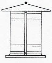 Arroyo Craftsman BC-17LGW-BK - 17" berkeley long body column mount