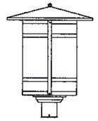 Arroyo Craftsman BP-17LGW-BK - 17" berkeley long body post mount