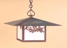 Arroyo Craftsman MH-20CLGW-BK - 20" monterey pendant with cloud lift overlay