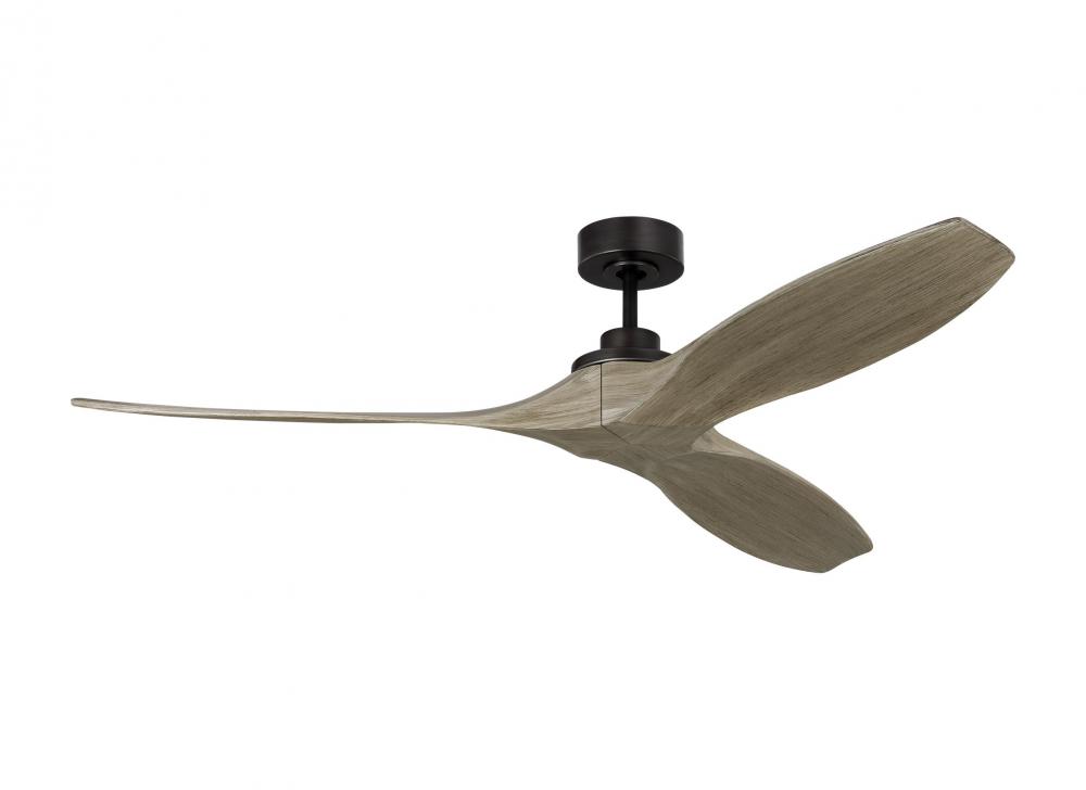 Collins 60&#34; Smart Indoor/Outdoor Aged Pewter Ceiling Fan with Remote Control and Reversible Moto
