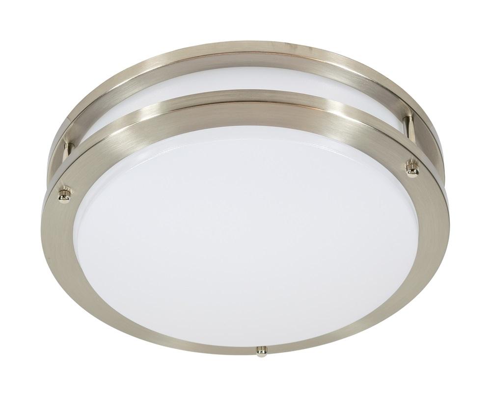 JESCO Flush Mount LED 12&#34; Round Double Ring 15W 4000K 90CRI BN