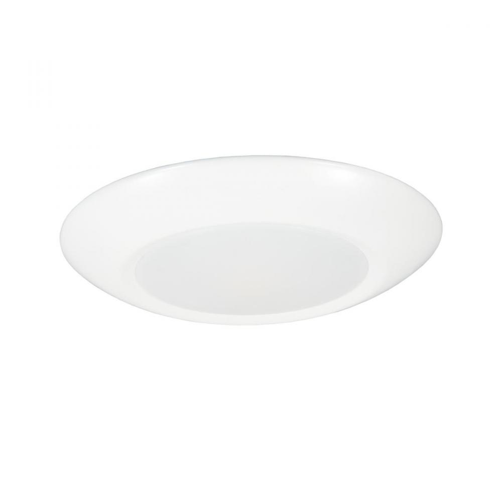 JESCO Flush Mount LED 6&#34; Round Disk 15W 3000K 90CRI WH