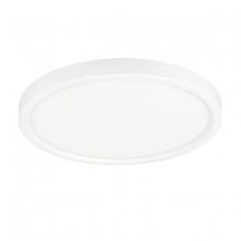 Jesco CM408RA-07R-UNI-3090-WH - JESCO Flush Mount LED 7" Round Slim Trim 120-277V 15W 3000K 90CRI WH