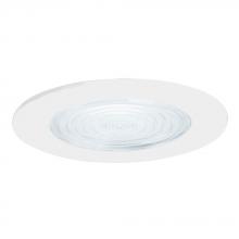 Jesco TM607WH - 6-inch Line Voltage Shower Trim with Fresnel Lens Trim