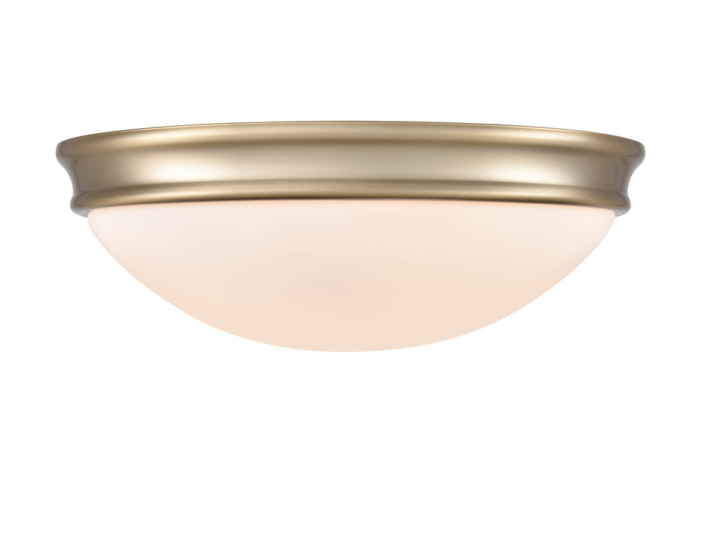 3-Light Flushmount Ceiling Light Modern Gold