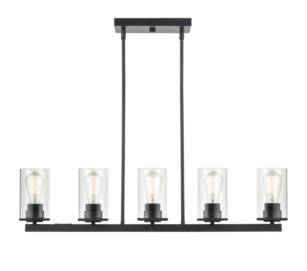 Verlana 5-Light Island Matte Black