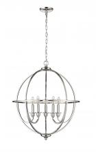 Millennium 12305-PN - Artemis 5-Light Chandelier Ceiling Light Polished Nickel