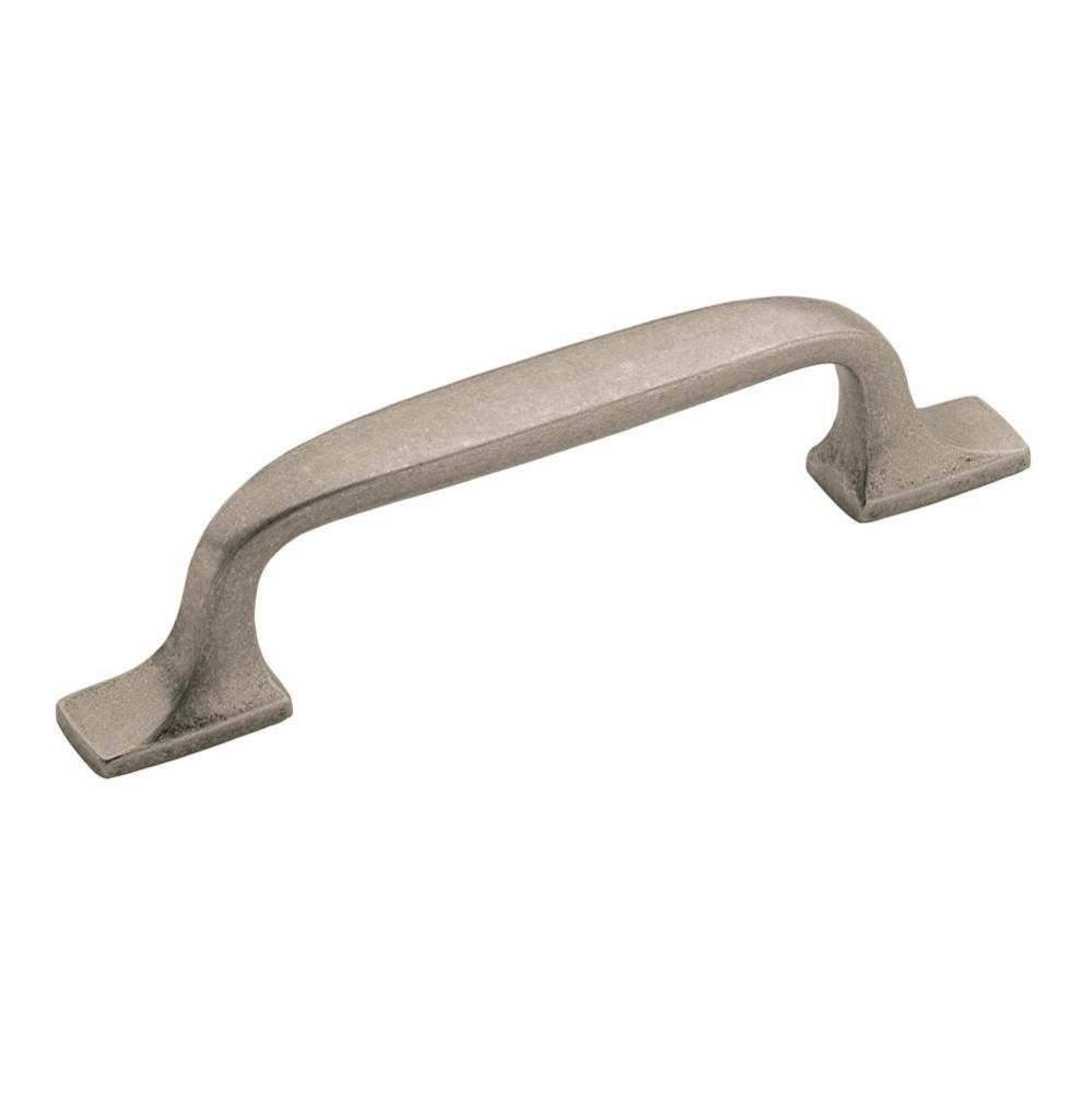 Highland Ridge 3 in (76 mm) Center-to-Center Aged Pewter Cabinet Pull