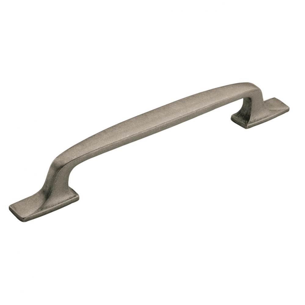 Highland Ridge 6-5/16 in (160 mm) Center-to-Center Aged Pewter Cabinet Pull
