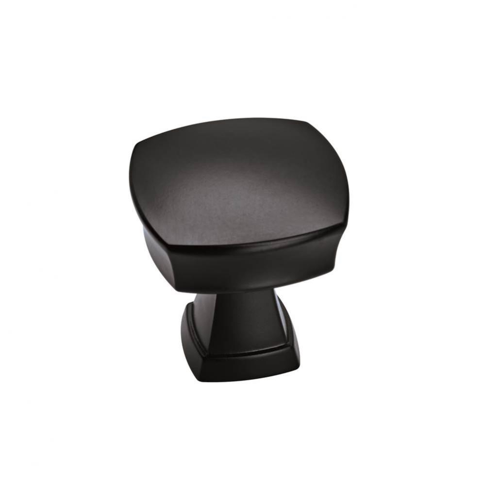 Allison™ Value Hardware 1-1/4 in (32 mm) Length Matte Black Cabinet Knob