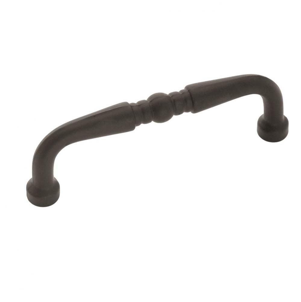 Allison Value 3 in (76 mm) Center-to-Center Flat Black Cabinet Pull