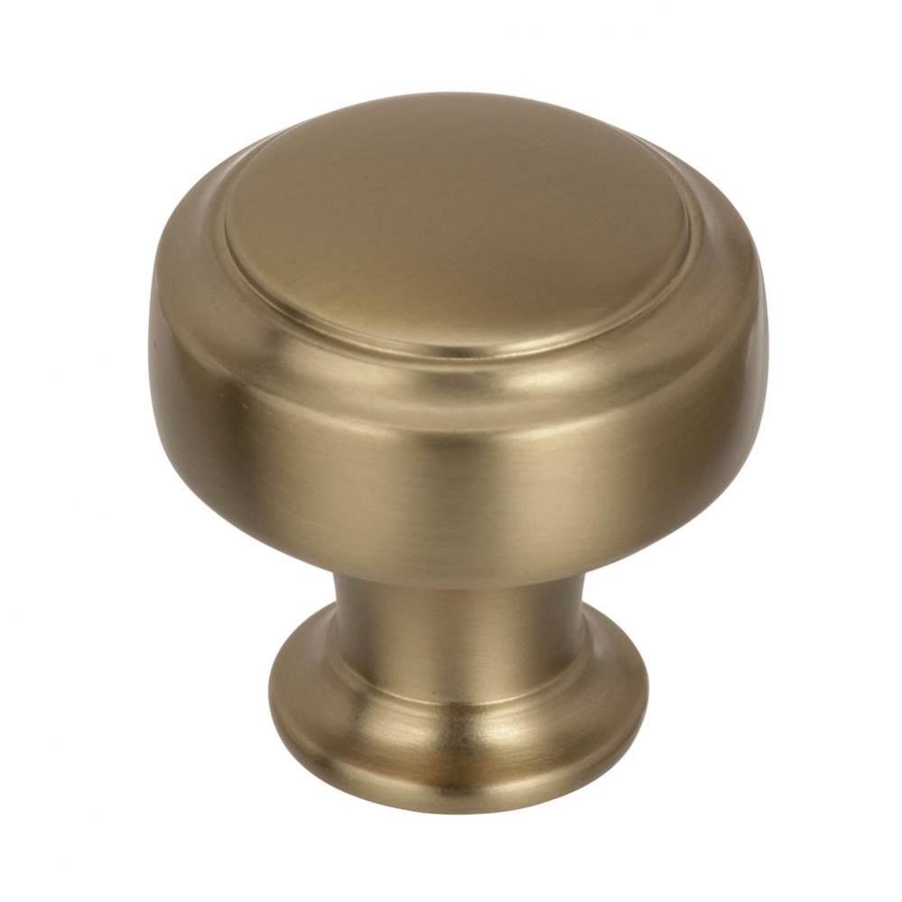 Highland Ridge 1-3/16 in (30 mm) Diameter Golden Champagne Cabinet Knob