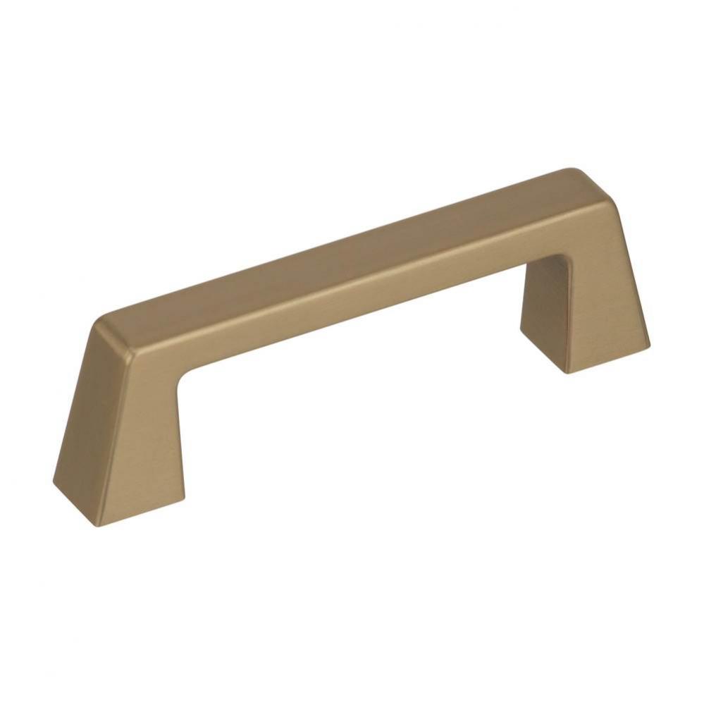 Blackrock 3 in (76 mm) Center-to-Center Golden Champagne Cabinet Pull