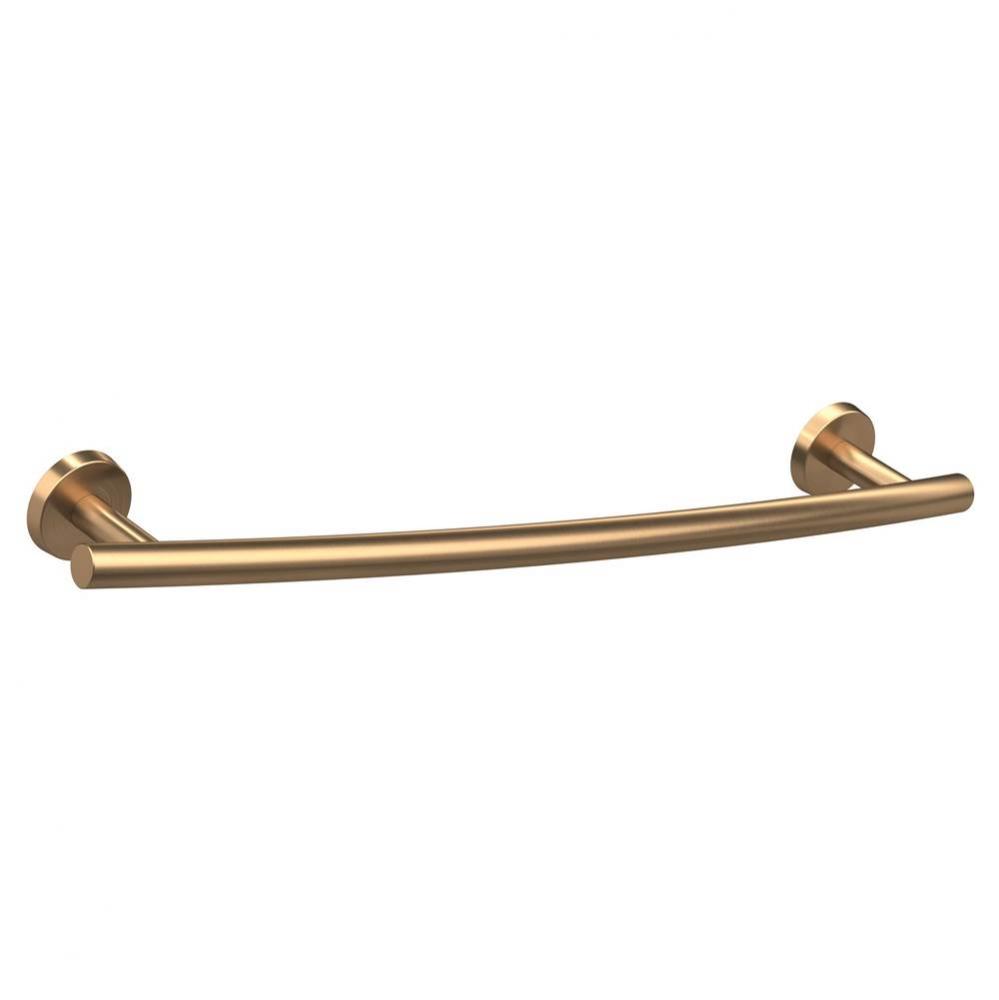 Arrondi 18 in (457 mm) Towel Bar in Brushed Bronze/Golden Champagne