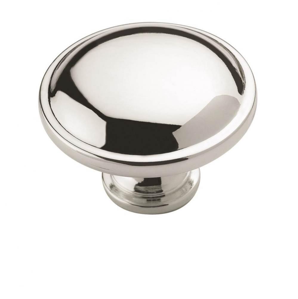 Allison Value 1-1/4 in (32 mm) Diameter Polished Chrome Cabinet Knob