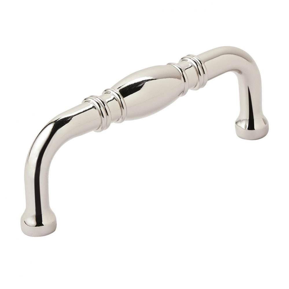 Granby 3 in (76 mm) Center-to-Center Polished Nickel Cabinet Pull