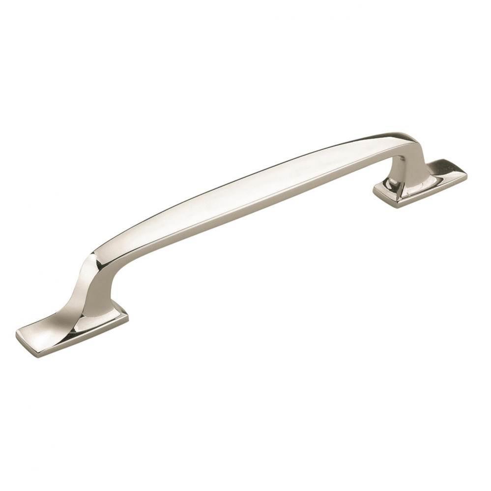 Highland Ridge 6-5/16 in (160 mm) Center-to-Center Polished Nickel Cabinet Pull