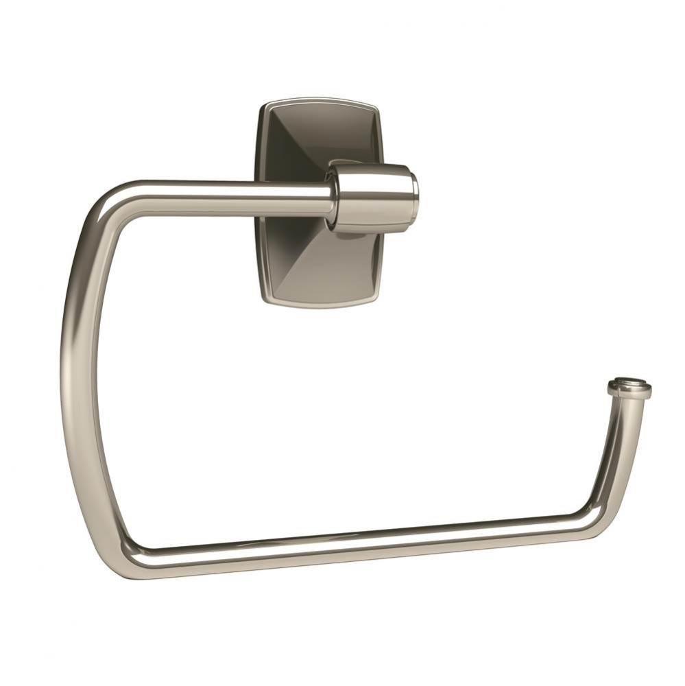 Clarendon 6-7/8 in (175 mm) Length Towel Ring in Polished Nickel