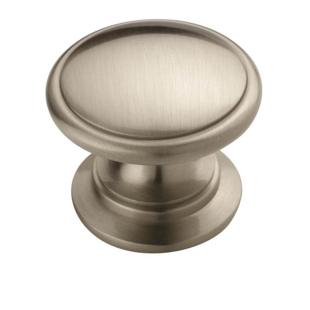 Allison Value 1-1/4 in (32 mm) Diameter Satin Nickel Cabinet Knob