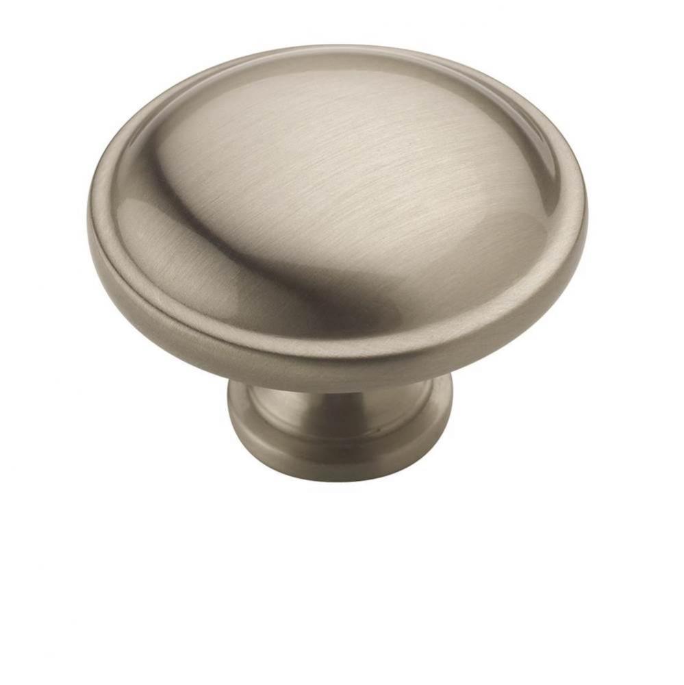 Allison Value 1-1/4 in (32 mm) Diameter Satin Nickel Cabinet Knob