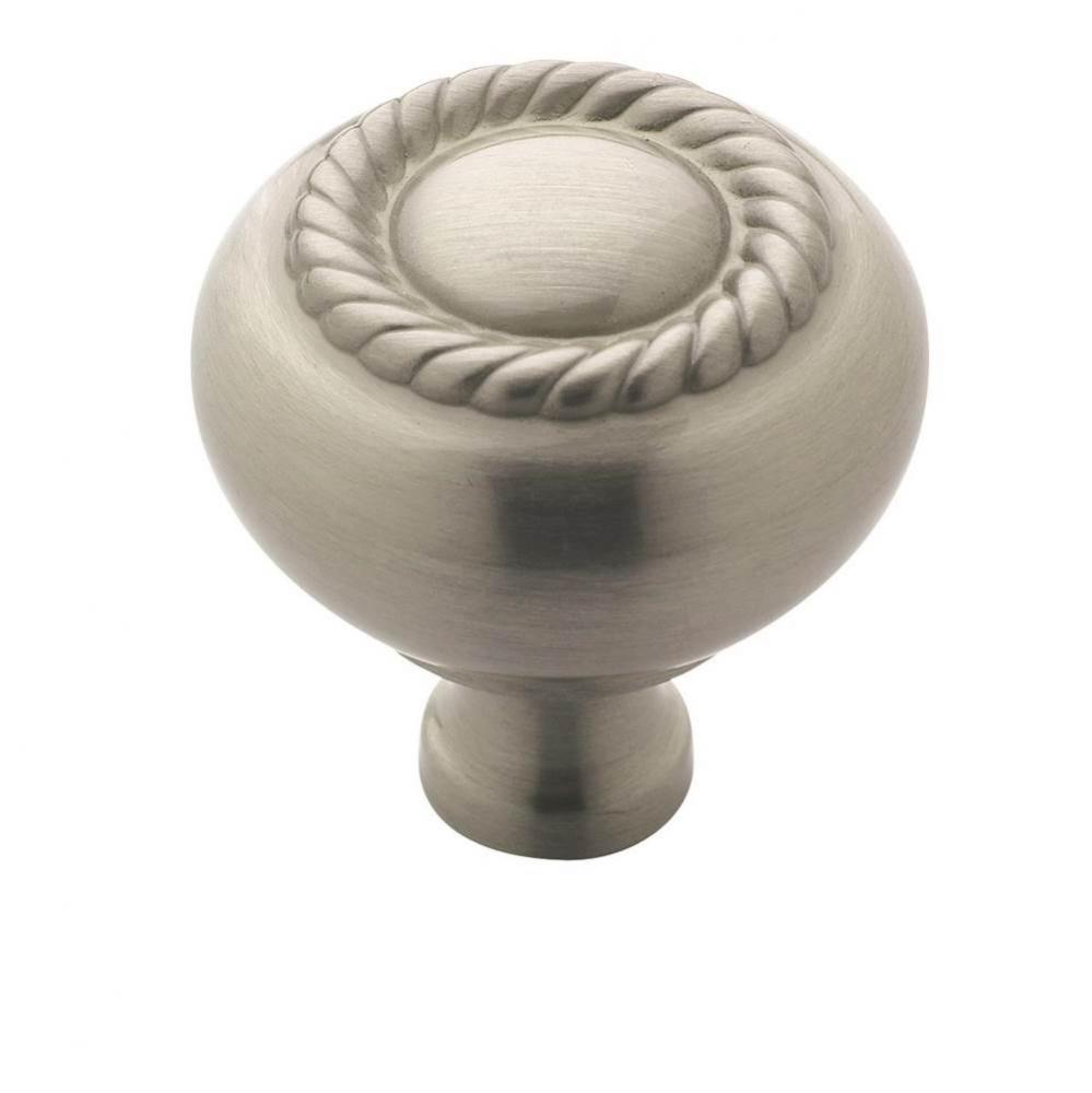 Allison Value 1-1/4 in (32 mm) Diameter Satin Nickel Cabinet Knob