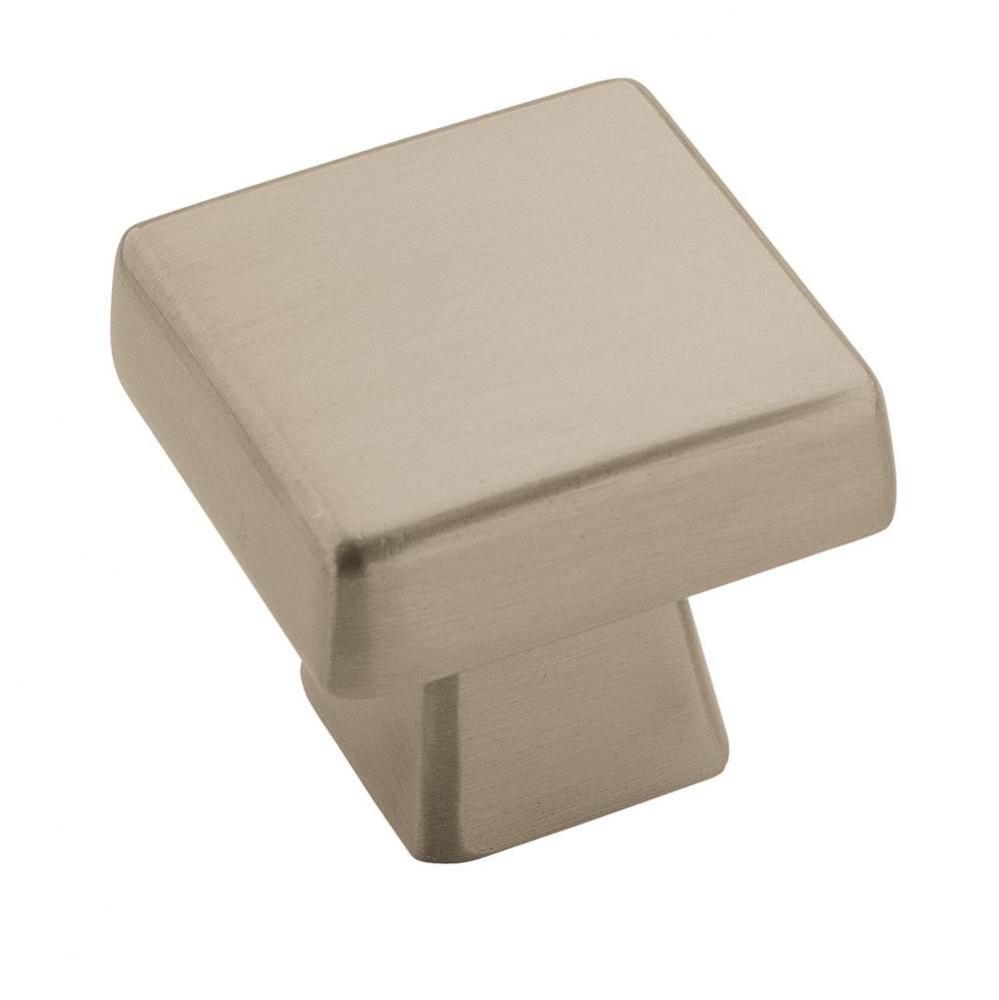 Blackrock 1-3/16 in (30 mm) Length Satin Nickel Cabinet Knob