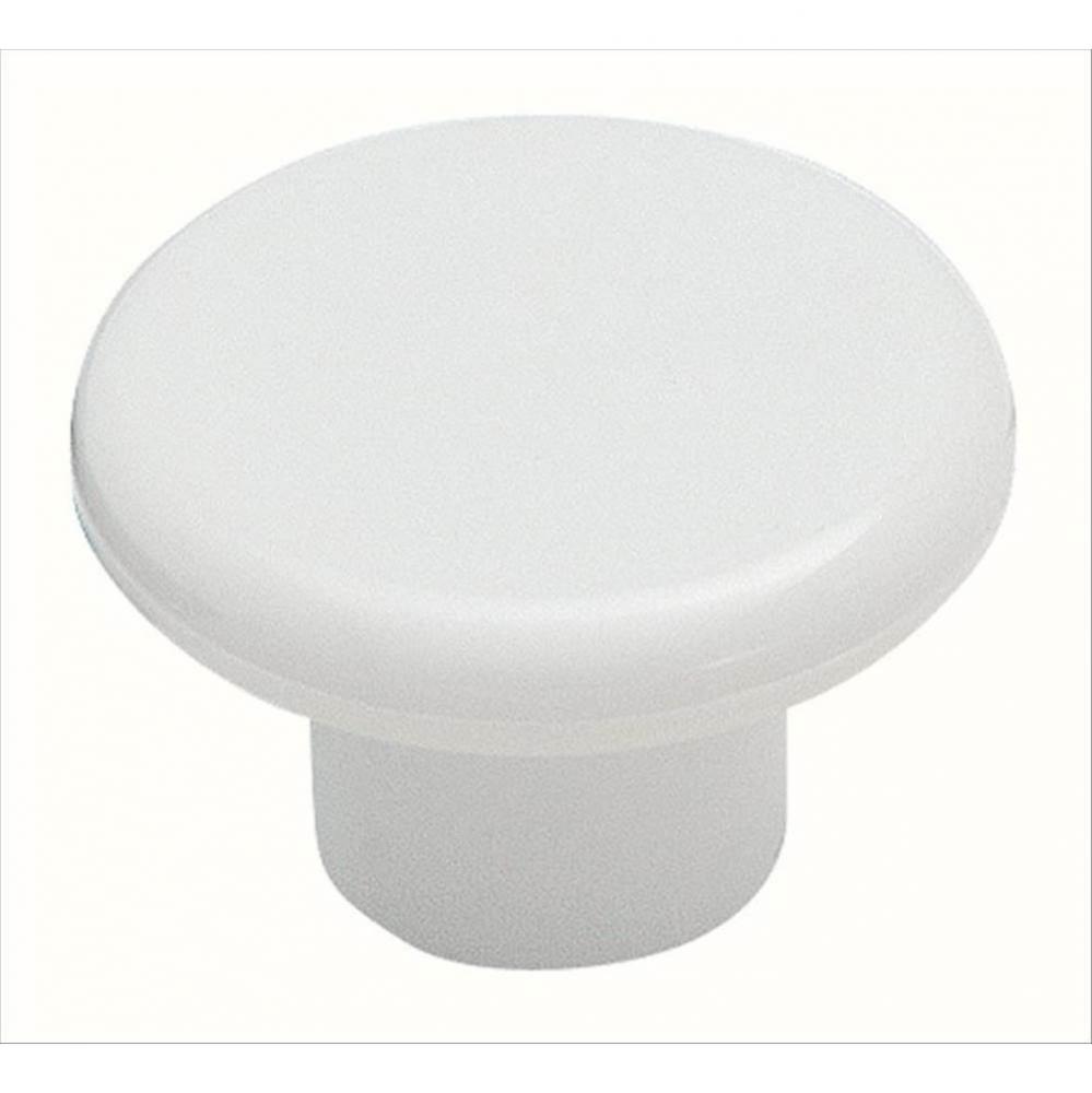 Allison Value 1-1/4 in (32 mm) Diameter White Cabinet Knob