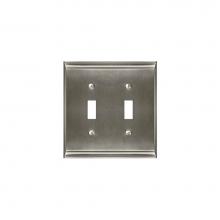 Amerock BP36501G10 - WALLPLATE-CANDLER-2 TOGGLE-G10