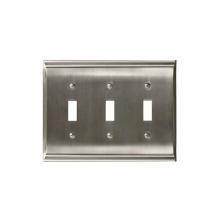 Amerock BP36502G10 - WALLPLATE-CANDLER-3 TOGGLE-G10