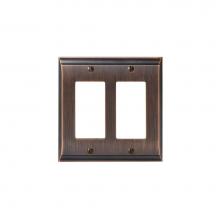 Amerock BP36506G10 - WALLPLATE-CANDLER-3 ROCKER-G10