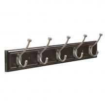 Amerock HR55662MAS - AM_HOOK RACK_BEVELED_27IN_MAS