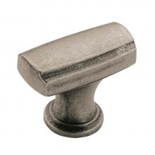 Amerock BP55311AP - Highland Ridge 1-3/8 in (35 mm) Length Aged Pewter Cabinet Knob