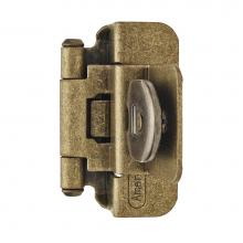 Amerock BPR8700BB - 3/8in (10 mm) Inset Double Demountable Burnished Brass Hinge - 2 Pack
