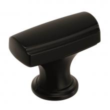 Amerock BP55311BBR - Highland Ridge 1-3/8 in (35 mm) Length Black Bronze Cabinet Knob