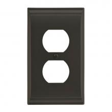 Amerock BP36508BBR - Candler 1 Receptacle Black Bronze Wall Plate