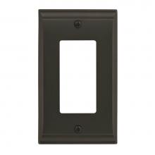 Amerock BP36504BBR - Candler 1 Rocker Black Bronze Wall Plate