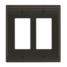 Amerock BP36505BBR - Candler 2 Rocker Black Bronze Wall Plate