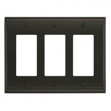 Amerock BP36506BBR - Candler 3 Rocker Black Bronze Wall Plate