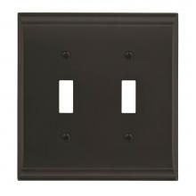 Amerock BP36501BBR - Candler 2 Toggle Black Bronze Wall Plate