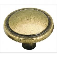 Amerock BP3443BB - Allison Value 1-1/4 in (32 mm) Diameter Burnished Brass Cabinet Knob